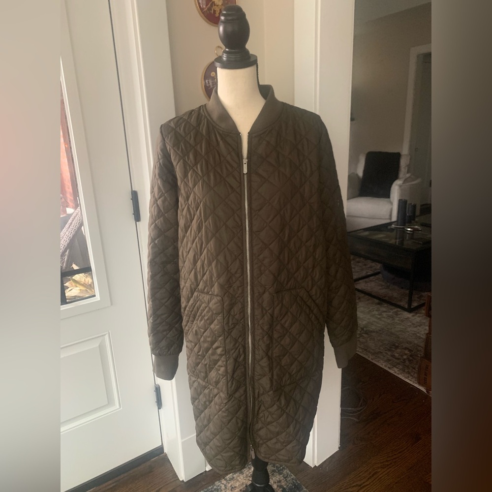 Zella Quilted Brown Jacket